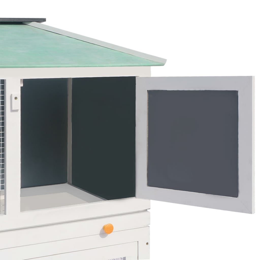 Animal Rabbit Cage Double Floor Wood - 57×115×92cm
