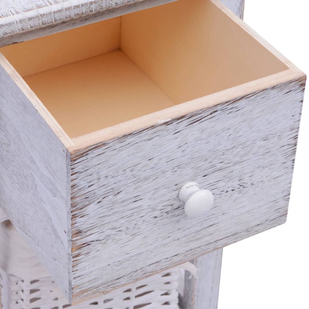 Bedside Cabinets 2 pcs Wood White - 28×31×45cm