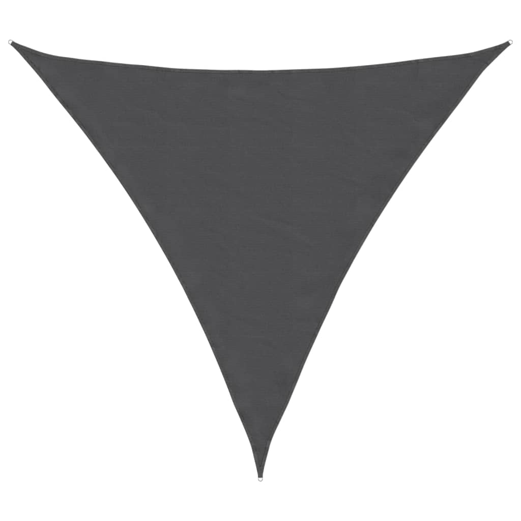Sunshade Sail Oxford Fabric Triangular Anthracite