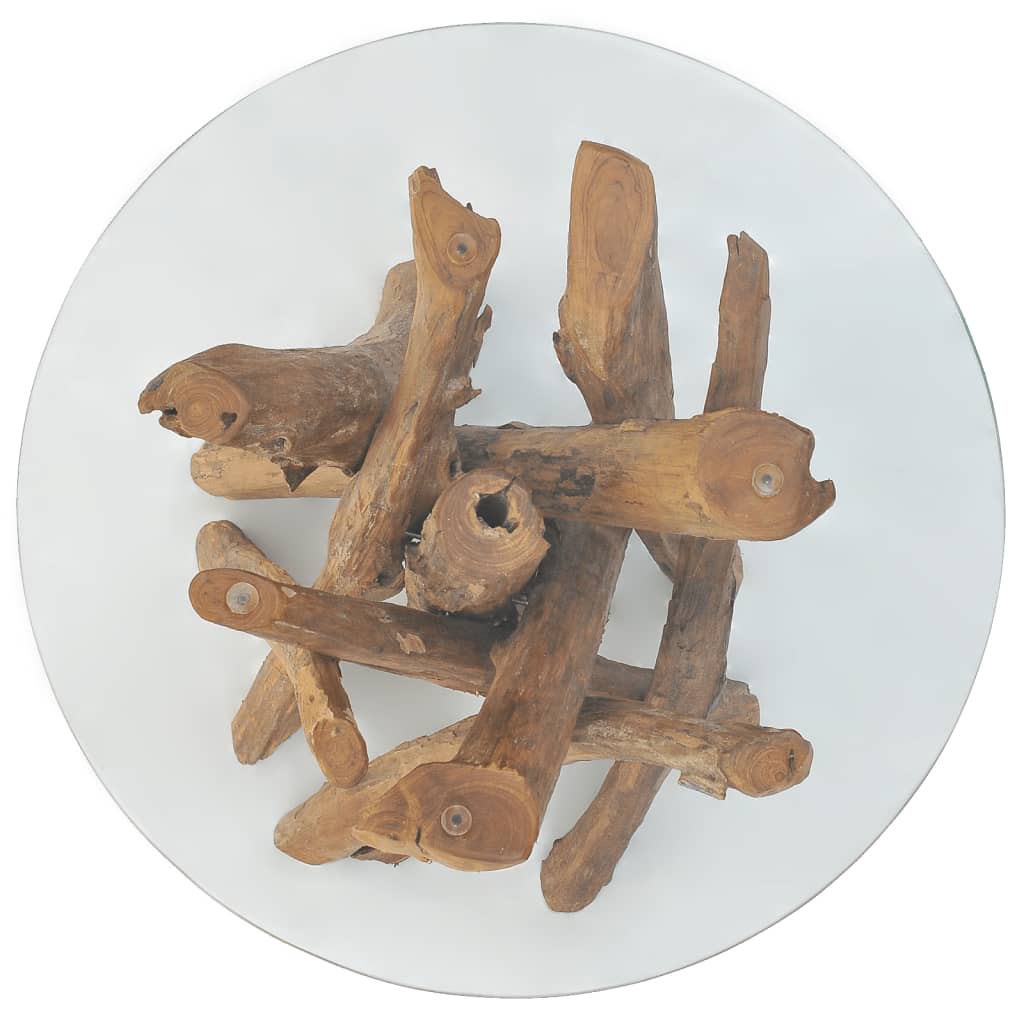 Coffee Table Solid Teak 60 cm - 50×40cm