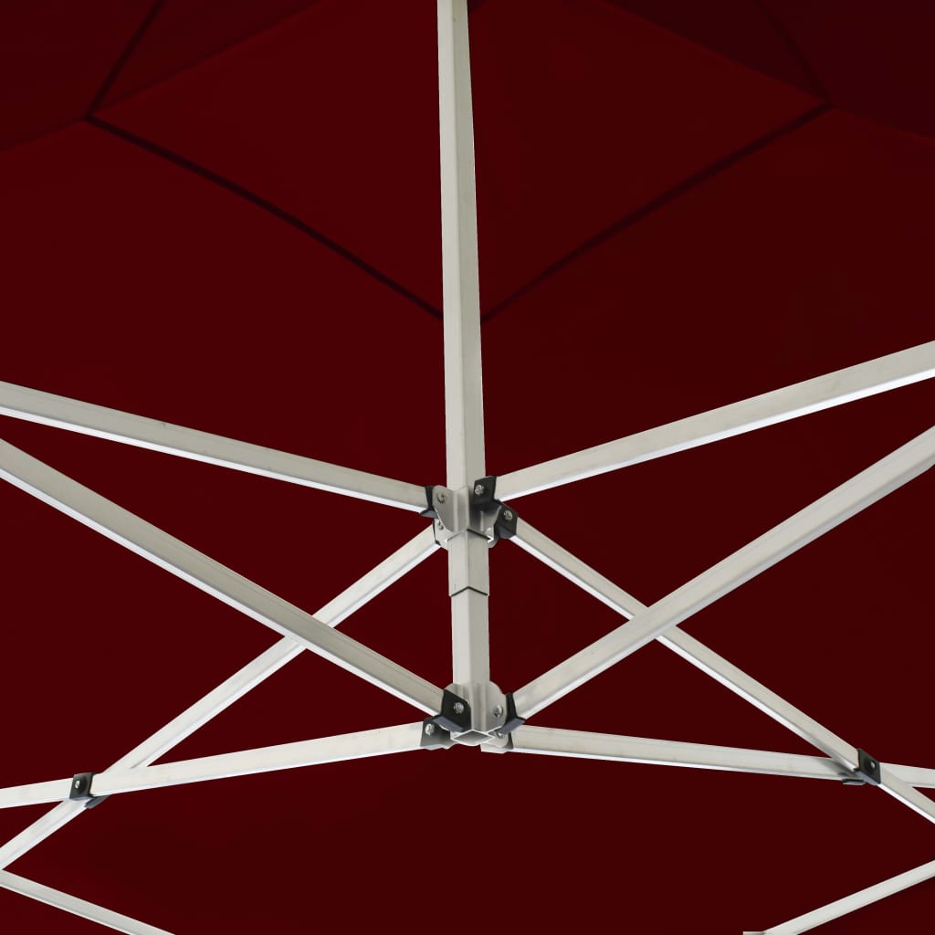 Professional Folding Party Tent Aluminium Wine Red
