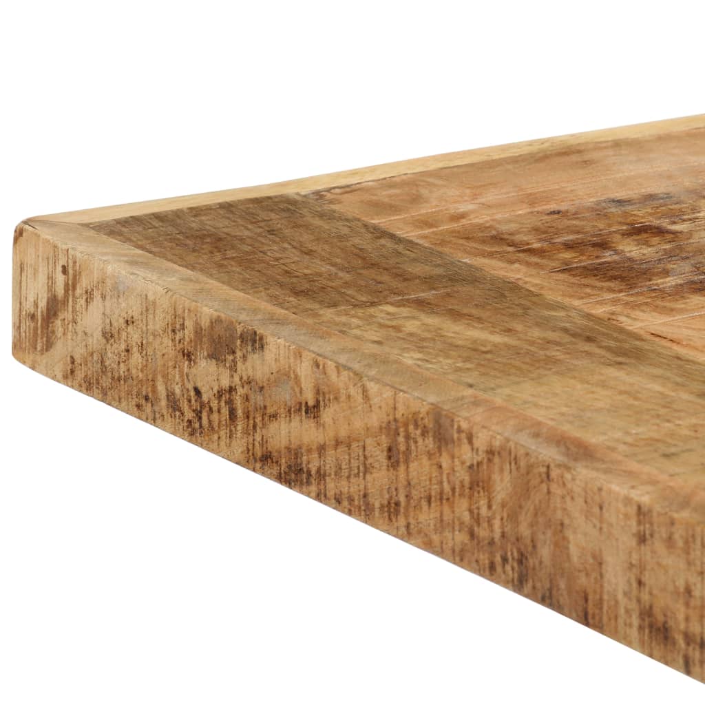 Dining Table durable Solid Rough Mango Wood
