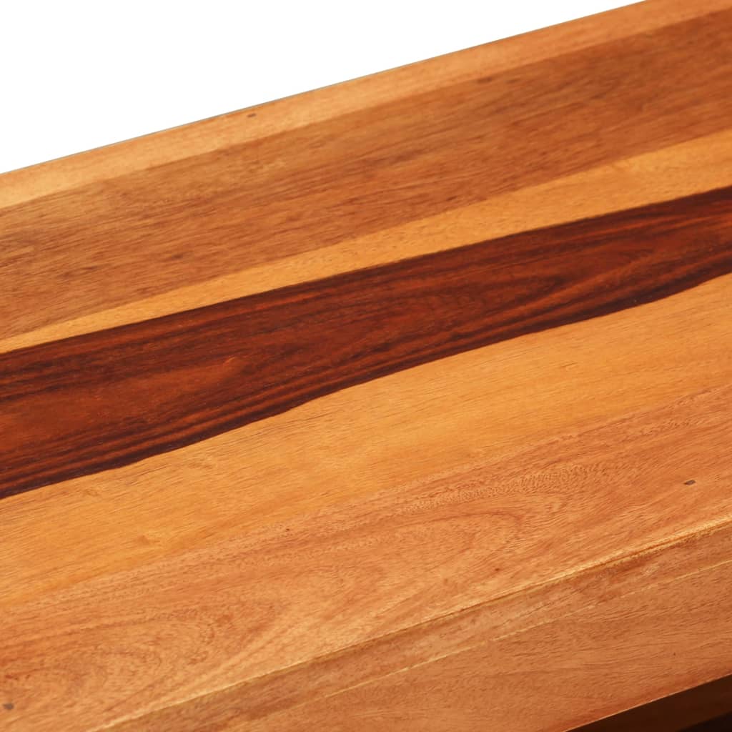 TV Cabinet Solid Sheesham Wood Brown