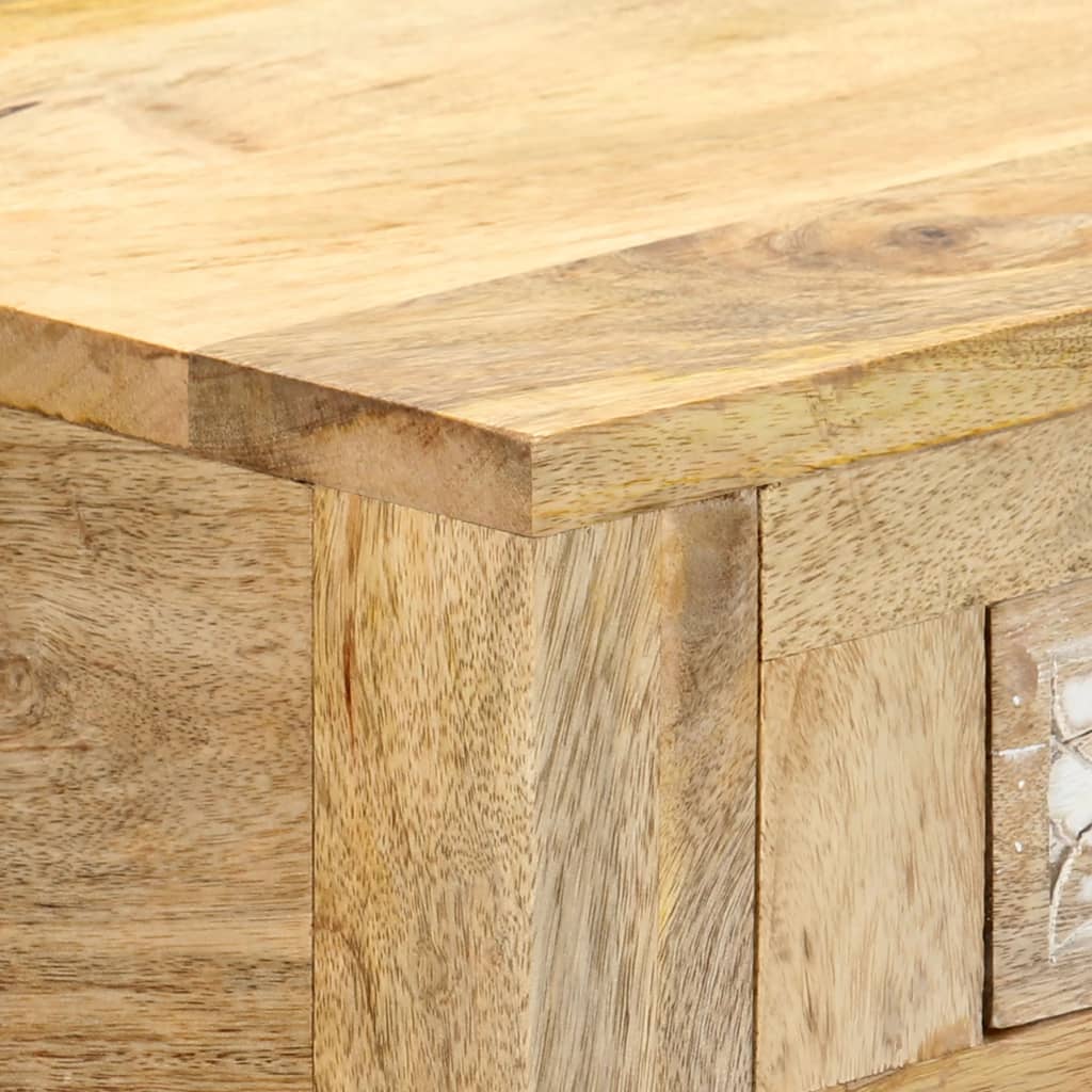 Console Table 5 Drawers Solid Mango Wood