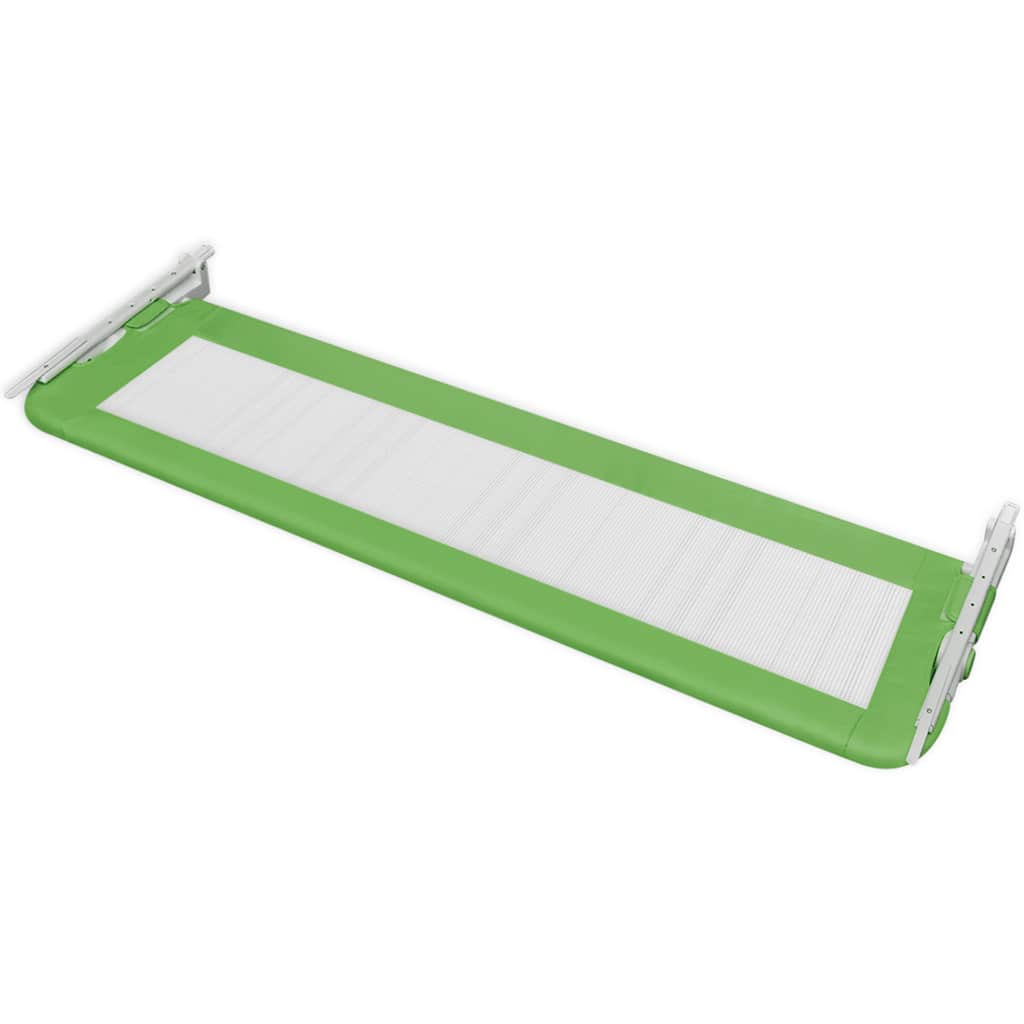 Toddler Safety Bed Rail 2 pcs Green - 150×36.5×42cm