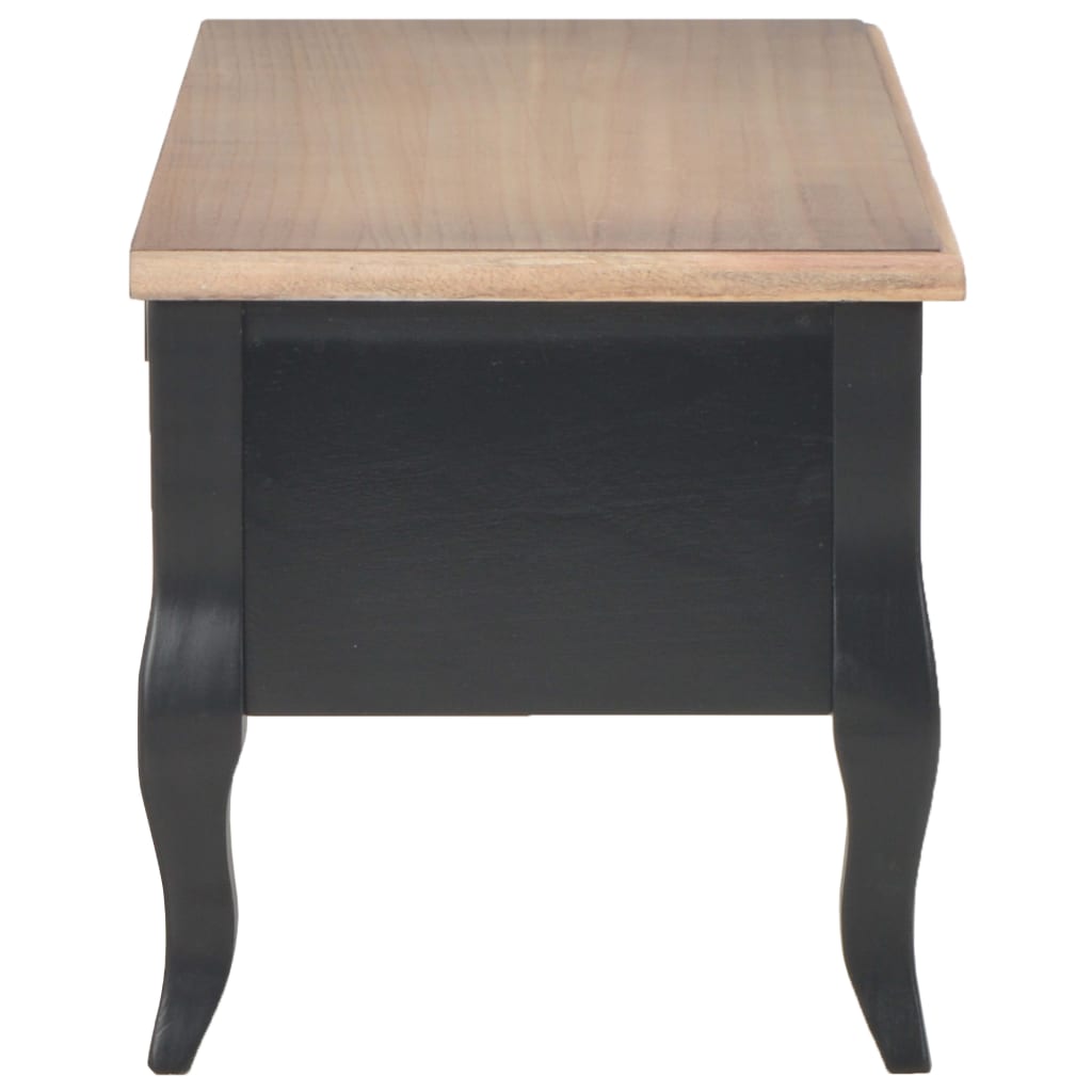 TV Cabinet Black Wood