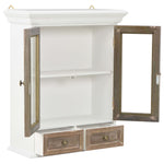 Wall Cabinet White Solid Wood