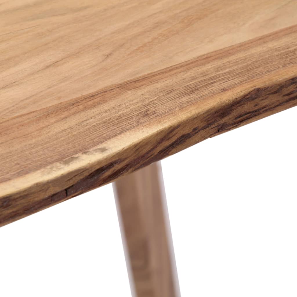 Dining Table Solid Acacia Wood - 140×80×76cm
