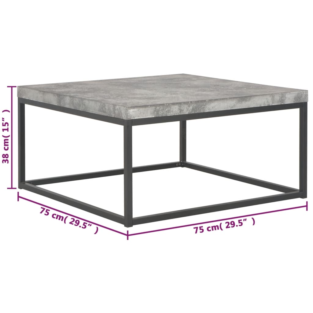 Coffee Table Concrete Look