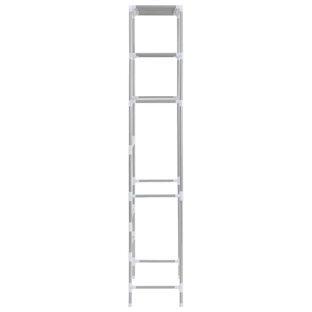 3-Tier Storage Rack over Toilet Silver