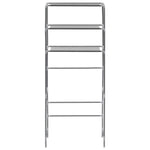 3-Tier Storage Rack over Laundry Machine Silver