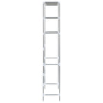 3-Tier Storage Rack over Laundry Machine Silver