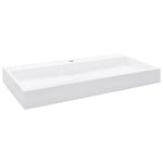 Wash Basin  Mineral Cast/Marble Cast {White}