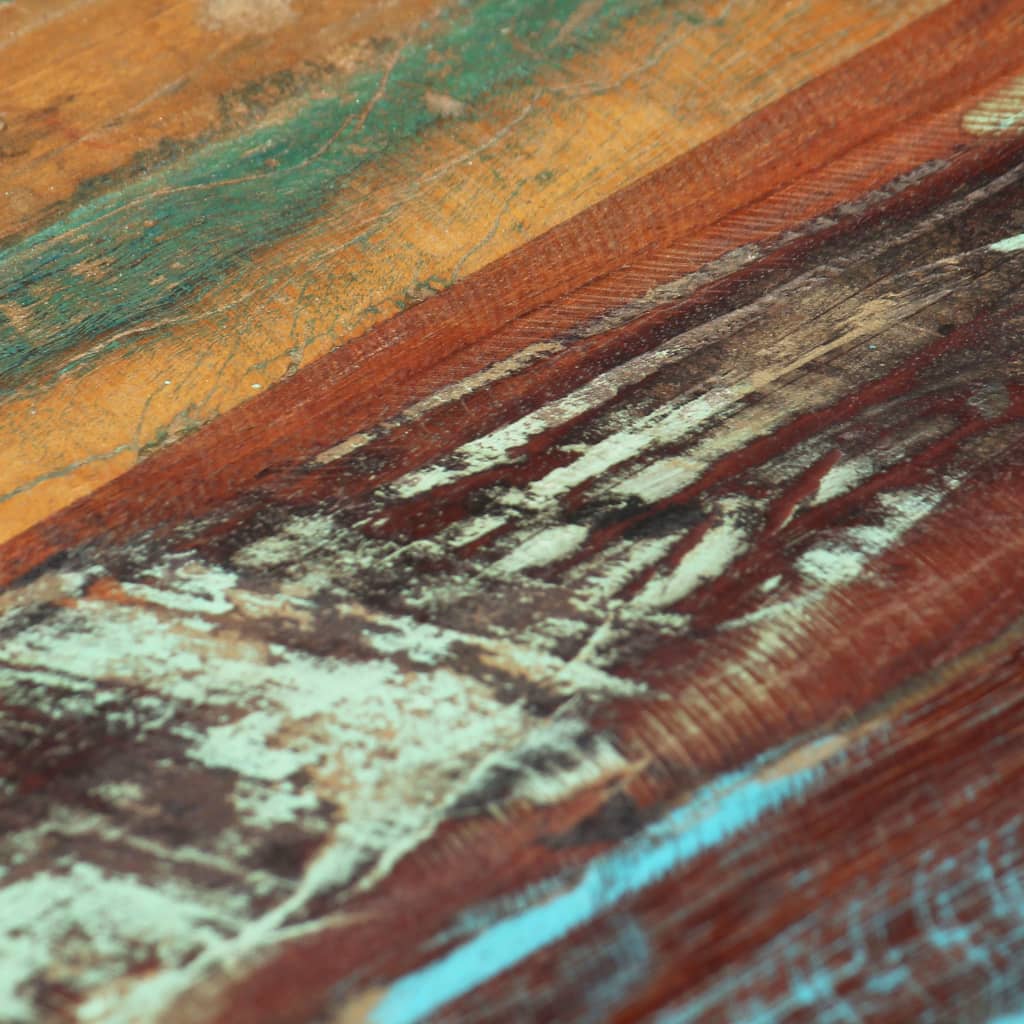 Coffee Table Solid Reclaimed Wood and Steel