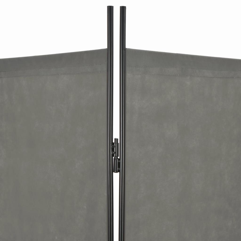 6-Panel Room Divider Anthracite - 240×180cm