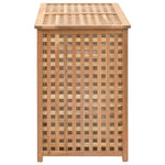 Laundry Bin Solid Walnut Wood