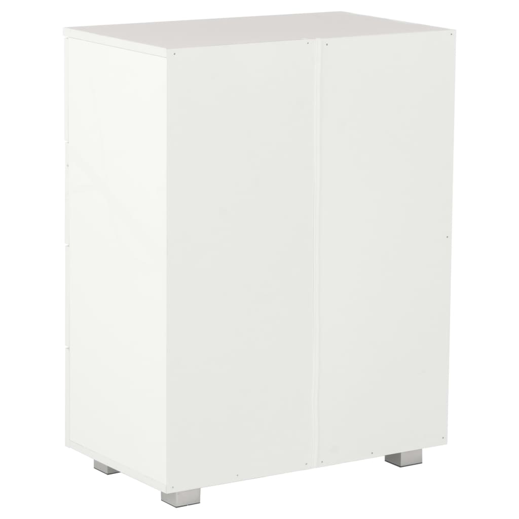 Sideboard High Gloss Chipboard White