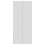 Storage Cabinet White Chipboard