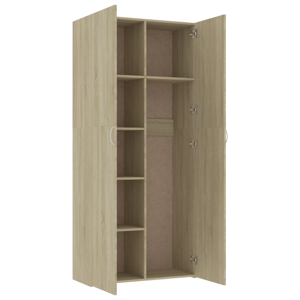 Storage Cabinet Sonoma Oak Chipboard