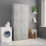 Storage Cabinet Concrete Grey Chipboard