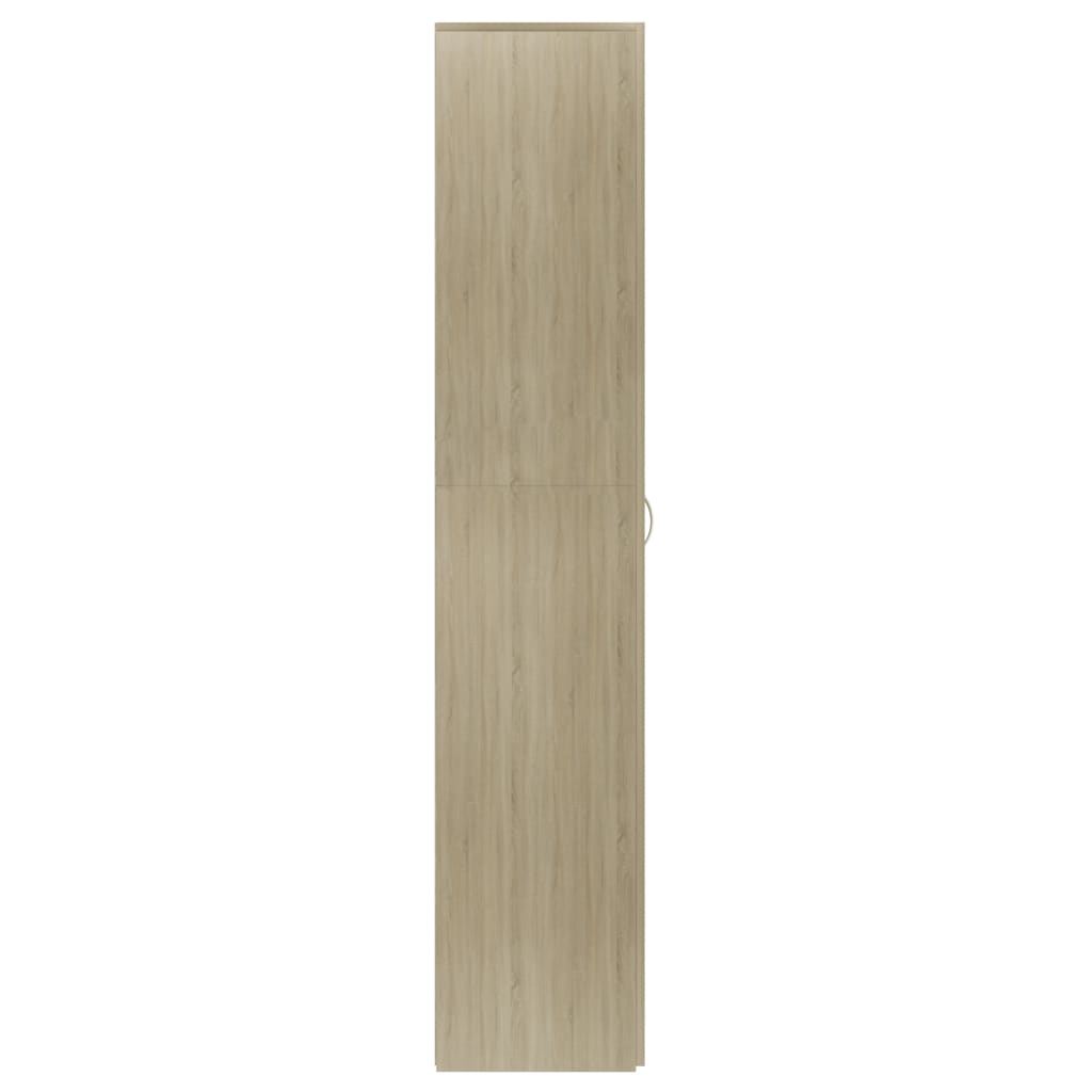 Shoe Cabinet Sonoma Oak Chipboard - 80×35.5×180cm