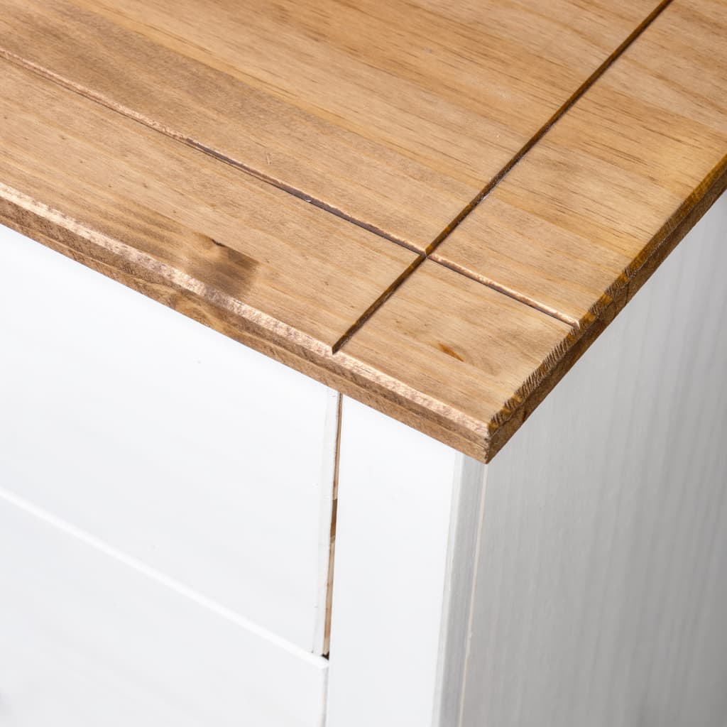 Side Cabinet White Pine Panama Range
