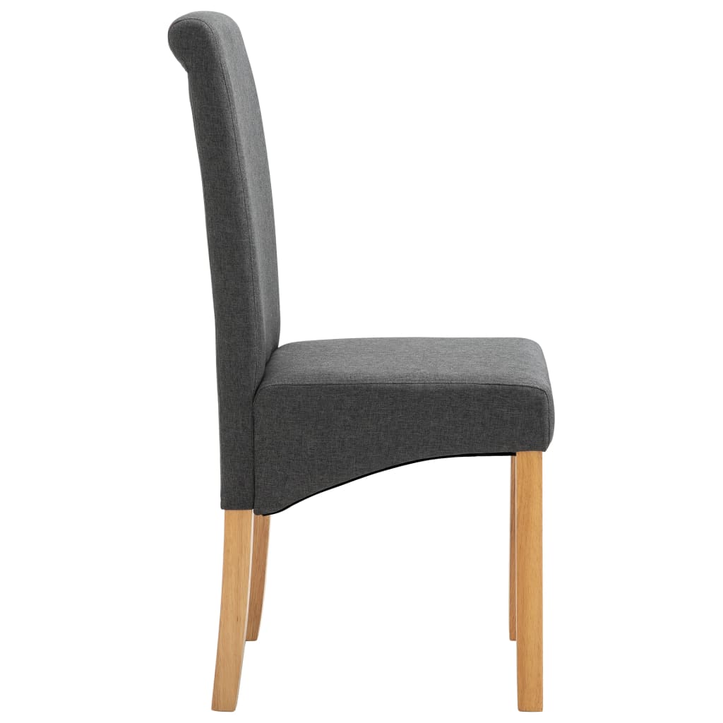Dining Chairs 6 pcs Grey Fabric - 42×54.5×96cm