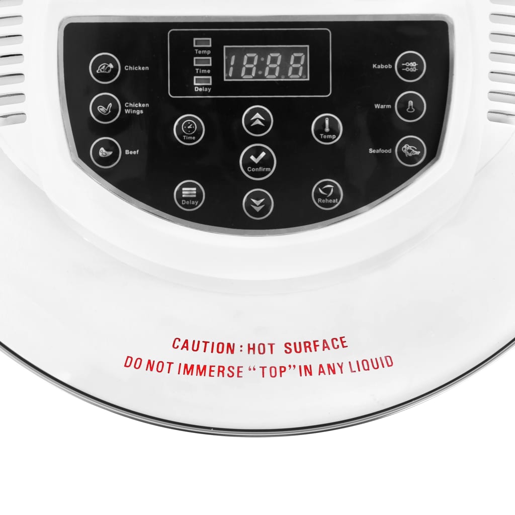 Halogen Convection Oven with Extension Ring and Digital Timer