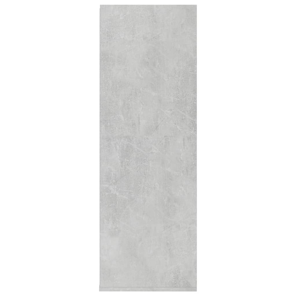 Shoe Rack Concrete Grey Chipboard
