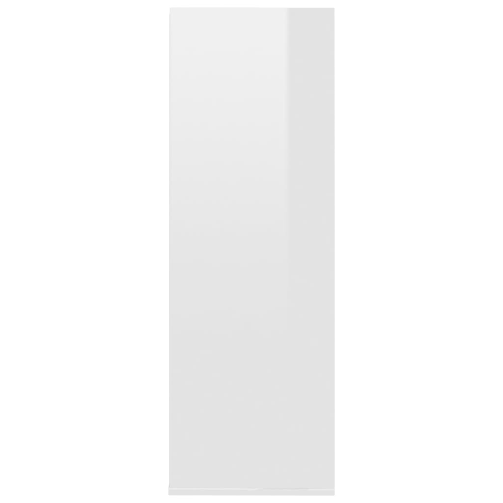 Shoe Rack High Gloss White Chipboard