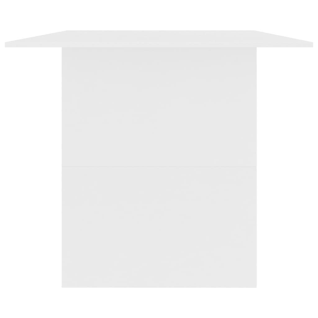 Dining Table White Chipboard
