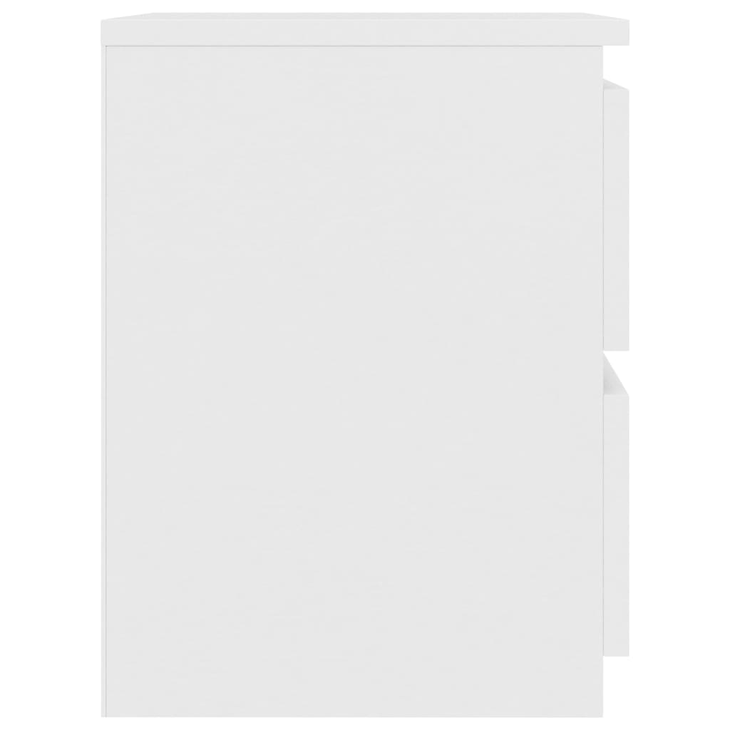 Bedside Cabinet White - Chipboard