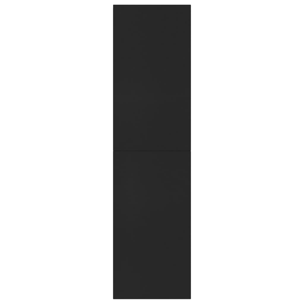 Book Cabinet/Room Divider Black - Chipboard