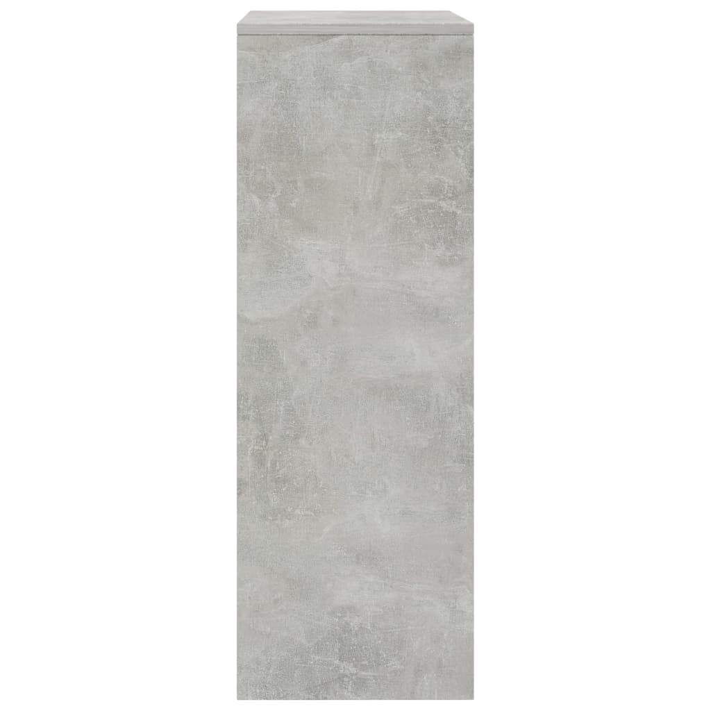 Sideboard with 6 Drawers Concrete Grey -Chipboard