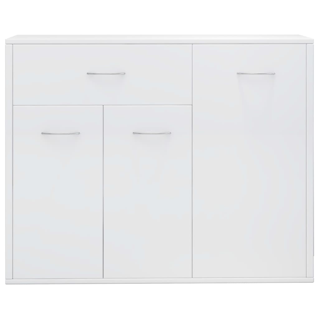 Sideboard High Gloss White, Chipboard