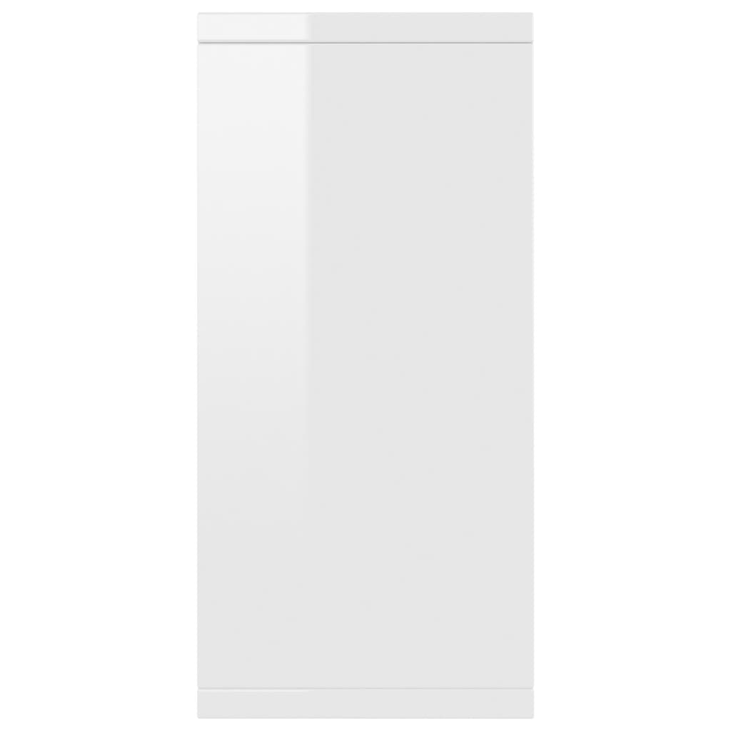 Sideboard High Gloss White, Chipboard