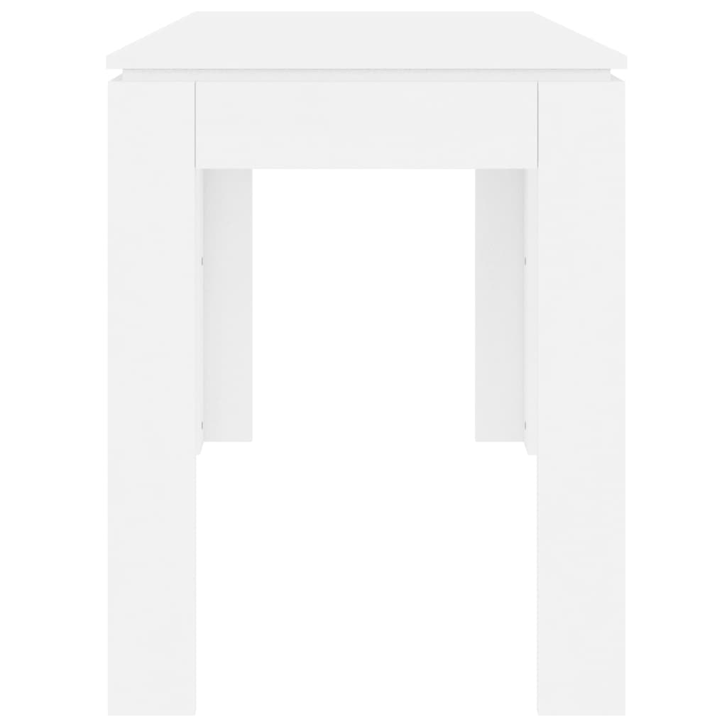 Dining Table White Chipboard