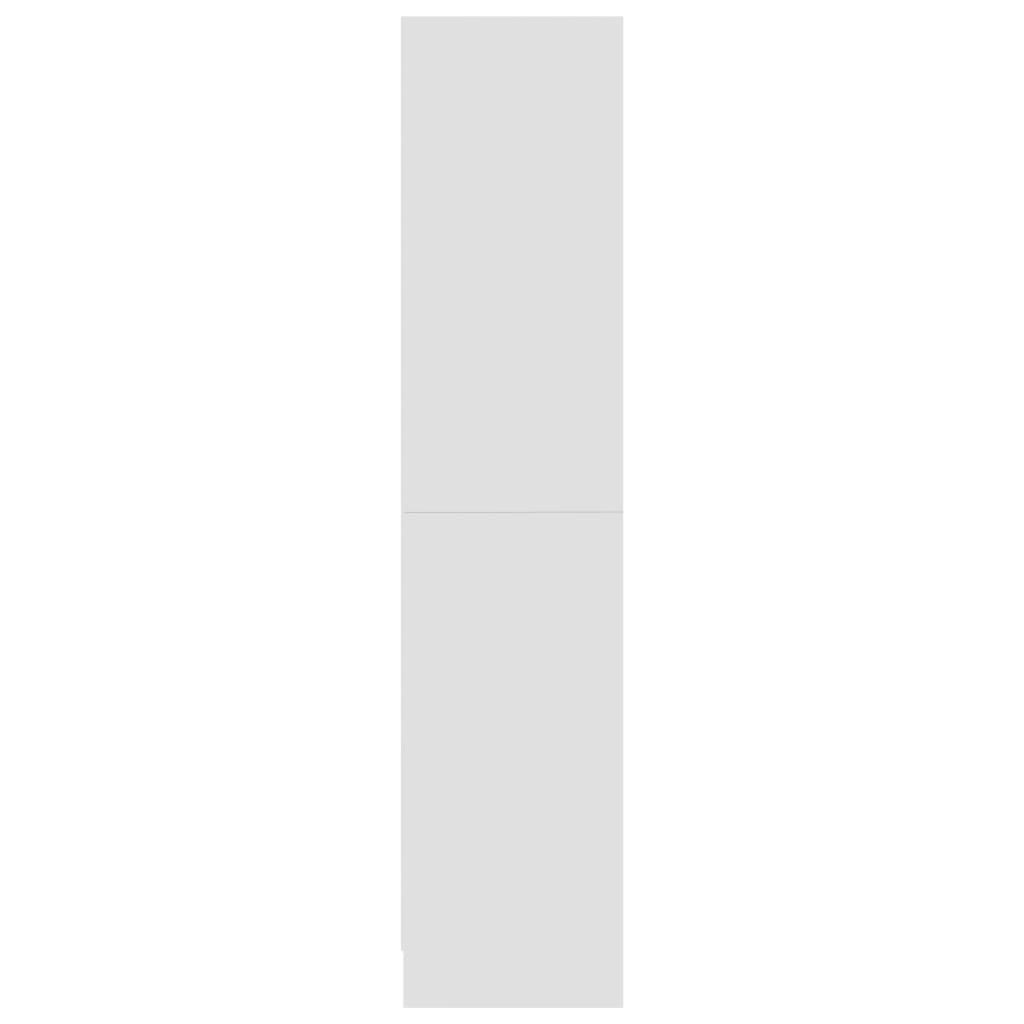 3-Tier Book Cabinet White - Chipboard