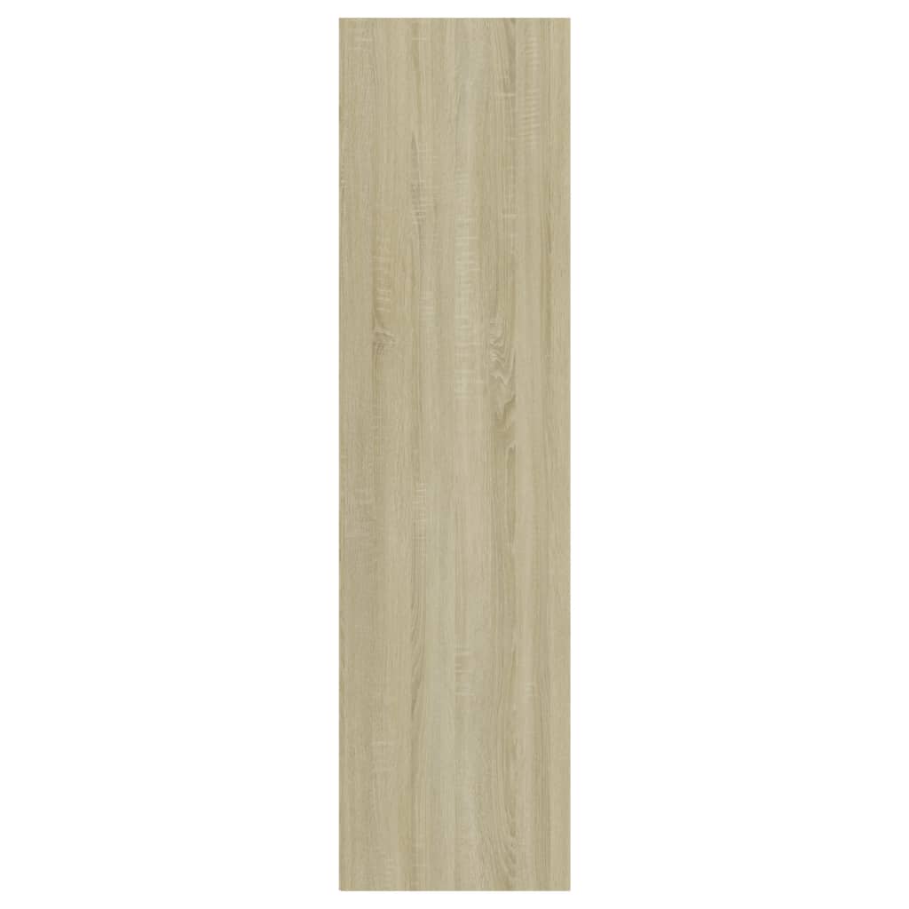 3-Tier Book Cabinet Oak Chipboard