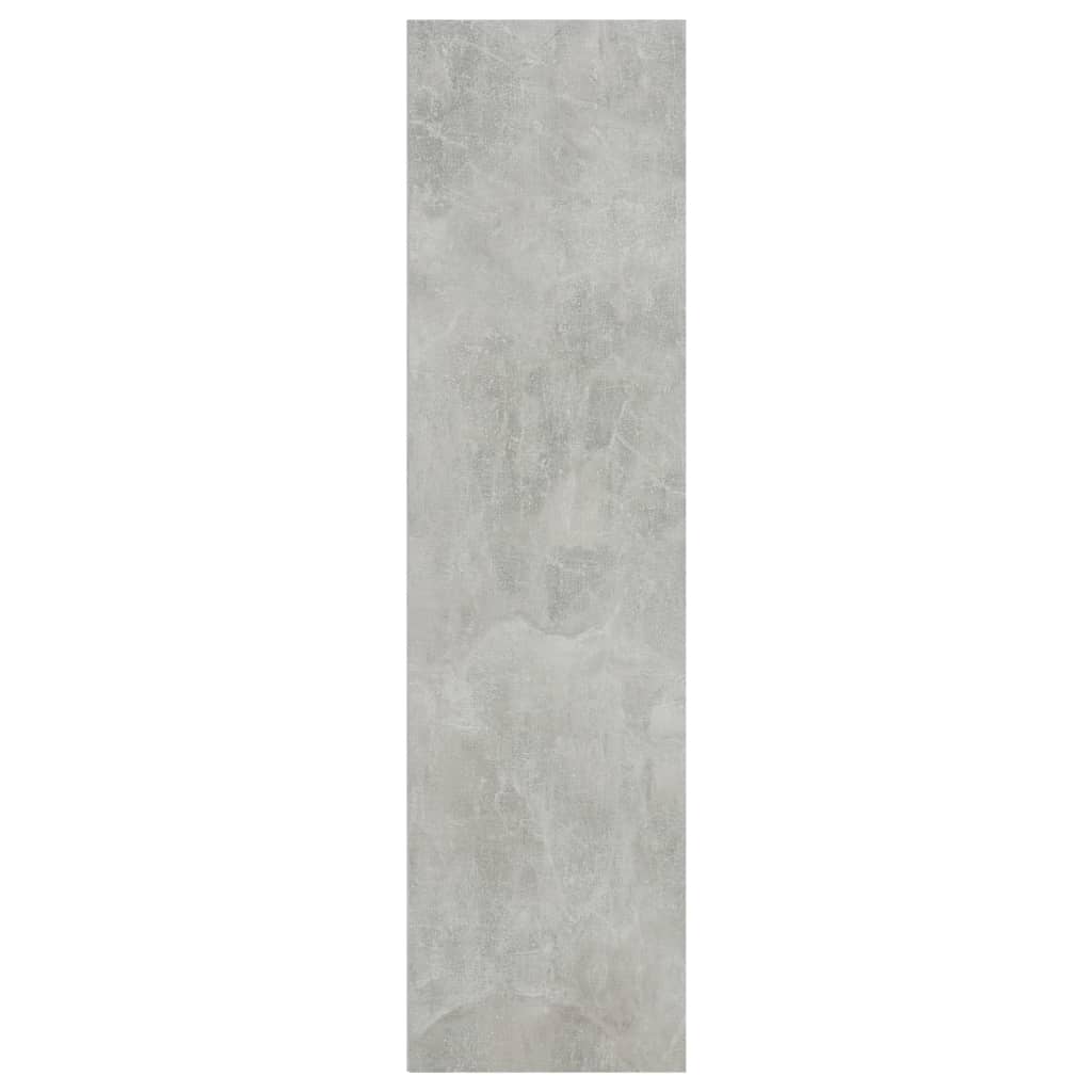 3-Tier Book Cabinet Concrete Grey - Chipboard