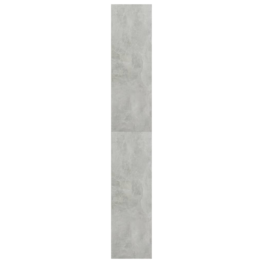 5-Tier Book Cabinet Concrete Grey Chipboard