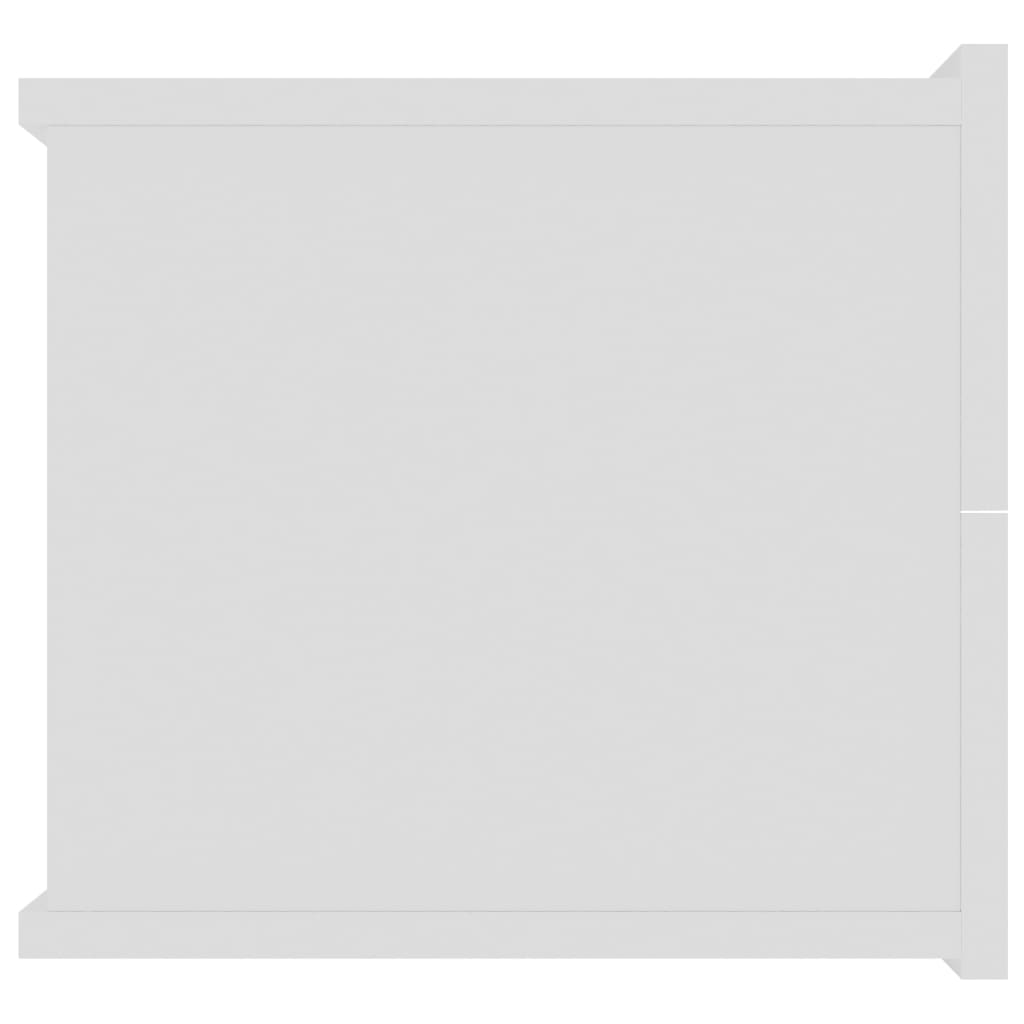 Bedside Cabinet White 40x30x30 cm Chipboard