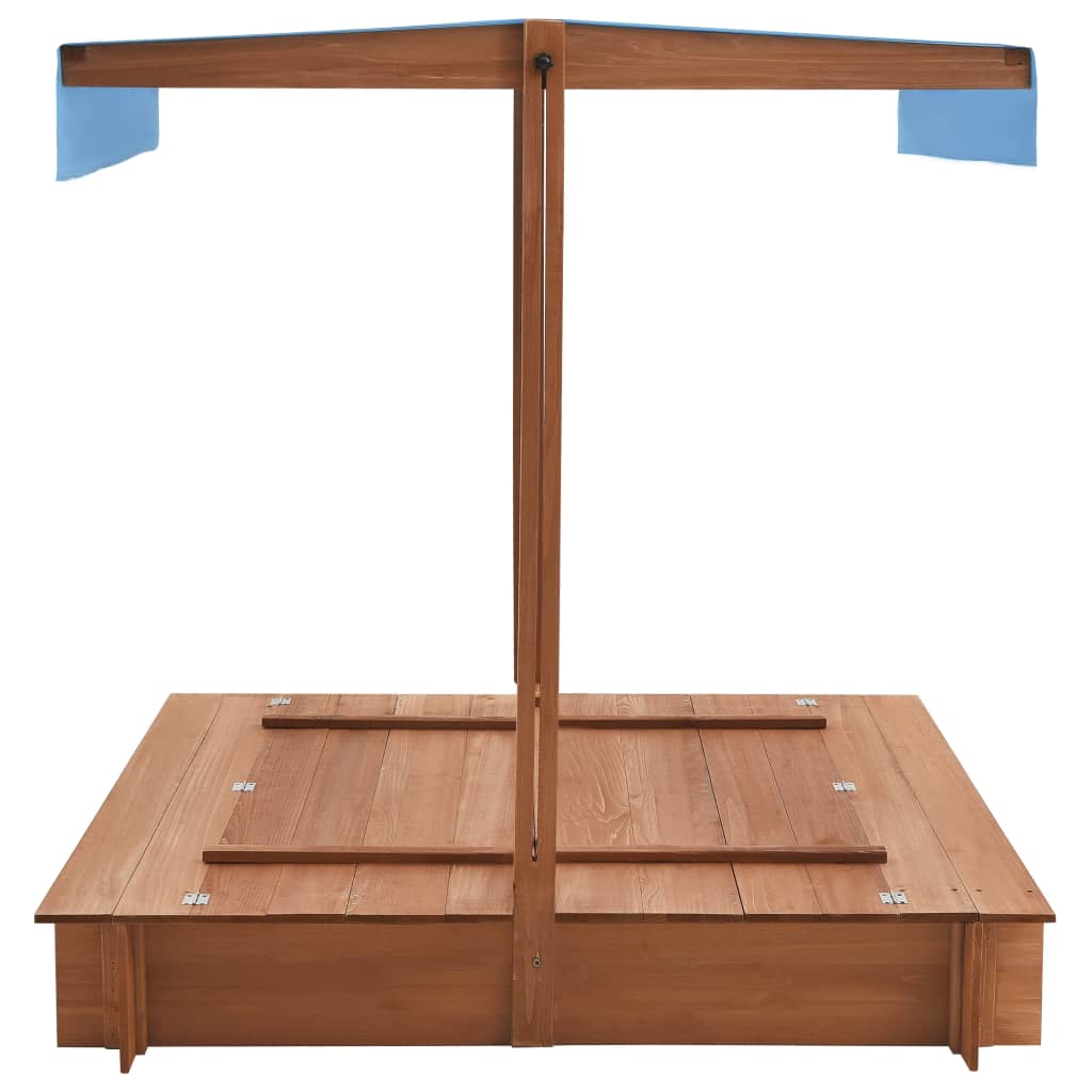 Sandbox with Roof Firwood