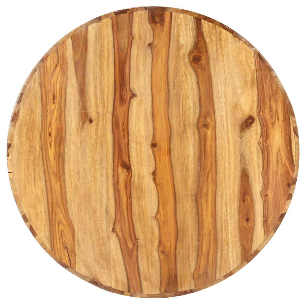 Round Coffee Table 65x30 cm Solid Sheesham Wood