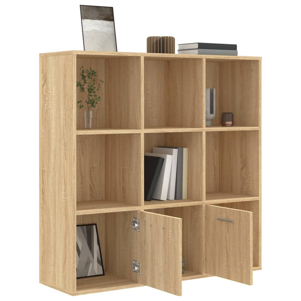 Book Cabinet Sonoma Oak 98x30x98 cm Chipboard