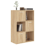 Storage Cabinet Sonoma Oak 60x29.5x90 cm Chipboard