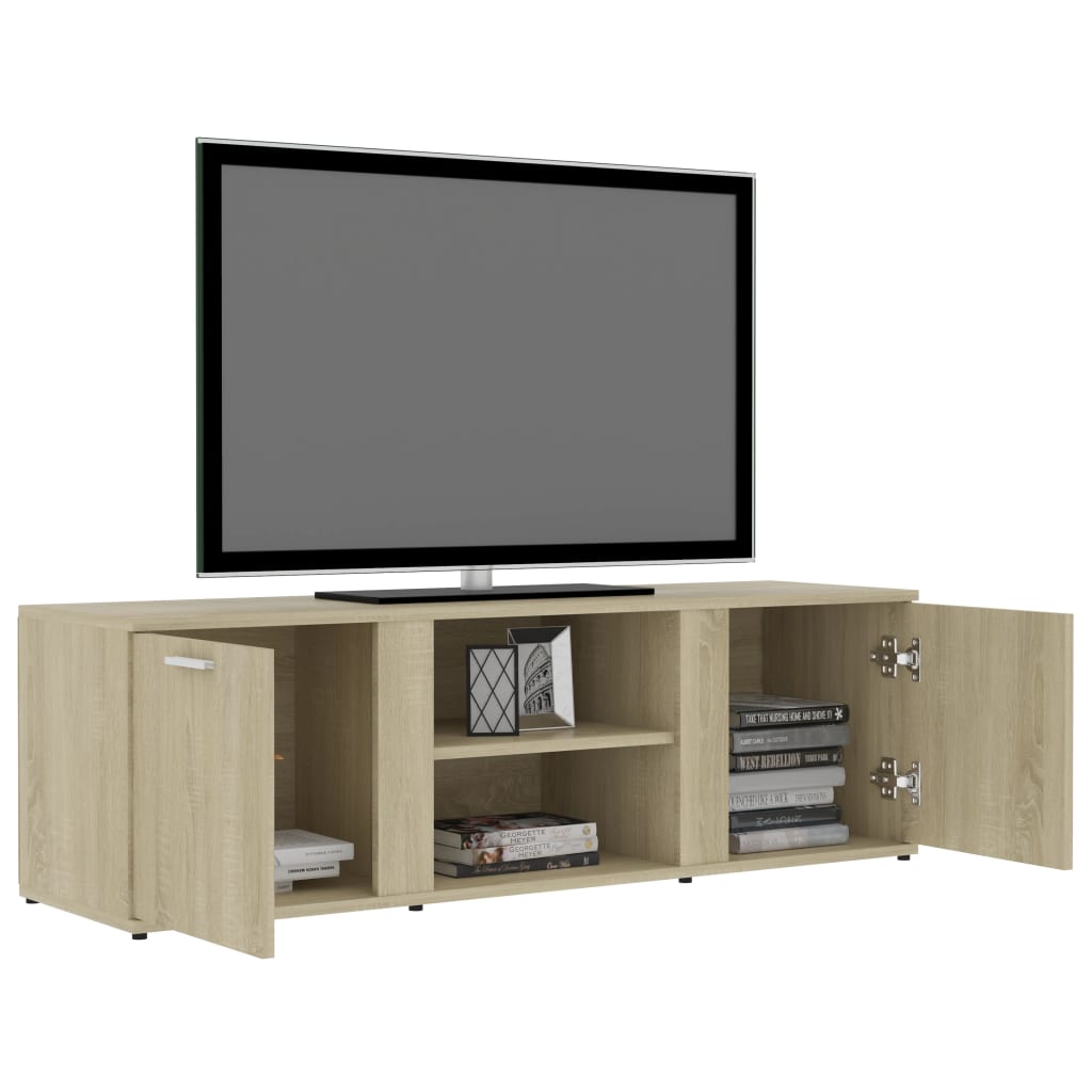 TV Cabinet Sonoma Oak 120x34x37 cm Chipboard
