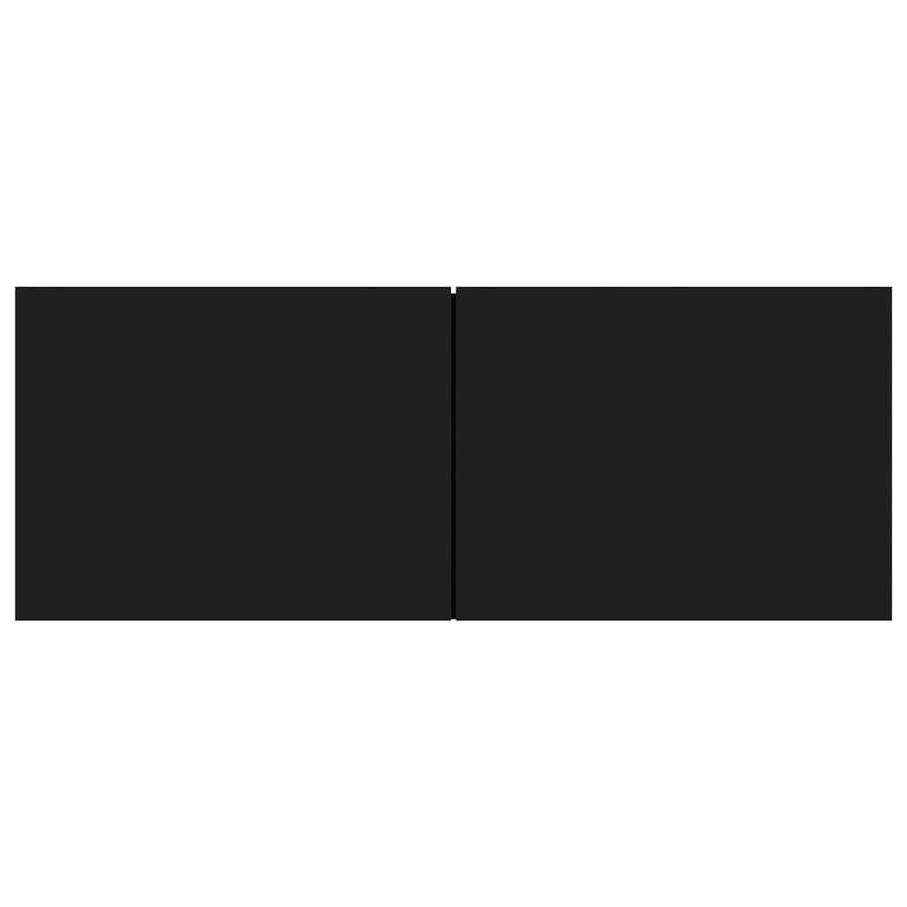 TV Cabinet Black 80x30x30 cm Chipboard