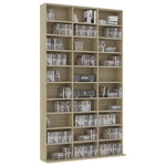 CD Cabinet Sonoma Oak 102x16x177,5 cm Chipboard