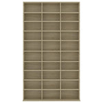 CD Cabinet Sonoma Oak 102x16x177,5 cm Chipboard